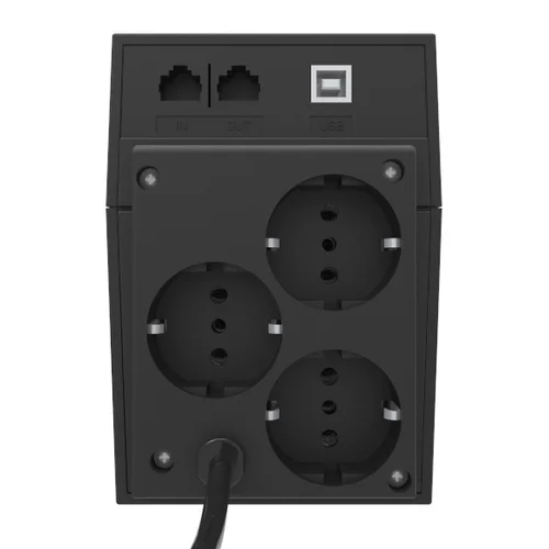 Источник бесперебойного питания Raptor, Line-Interactive, 600VA / 360W, Tower, Schuko Источник бесперебойного питания Raptor, Line-Interactive, 600VA / 360W, Tower, Schuko